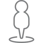 Pin Man Range SVG Icon